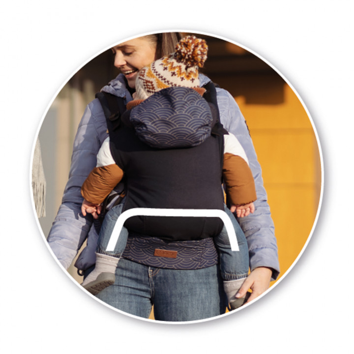 Ergonomické nosítko MoMi COLLET modré