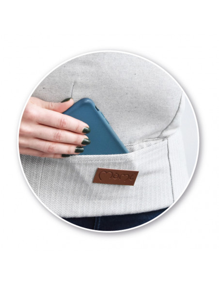 Ergonomické nosítko MoMi COLLET šedé