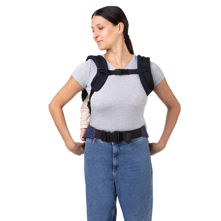 Ergonomické nosítko MoMi COLLET modré