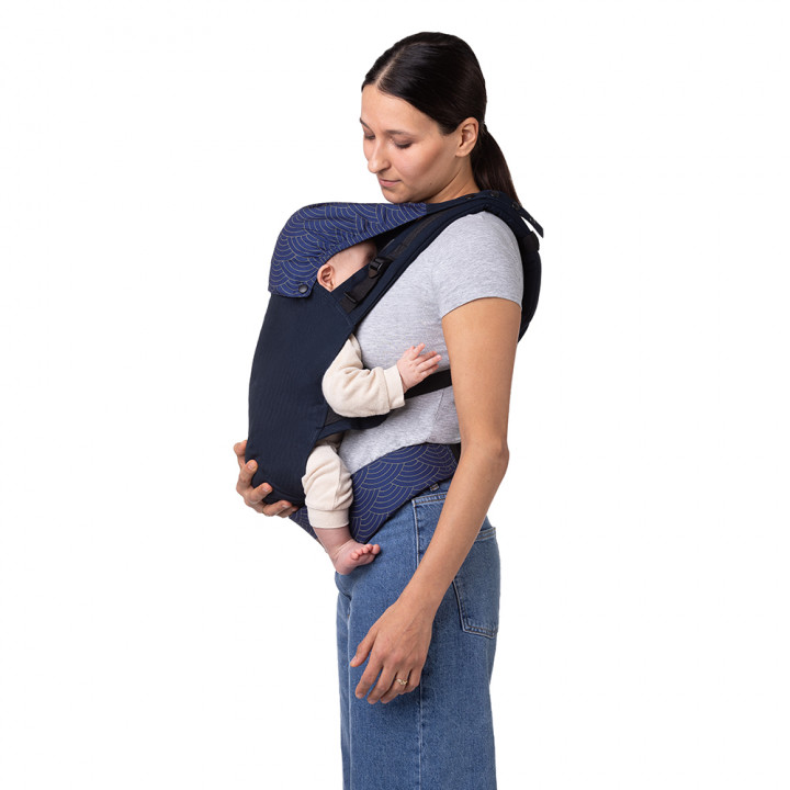 Ergonomické nosítko MoMi COLLET modré