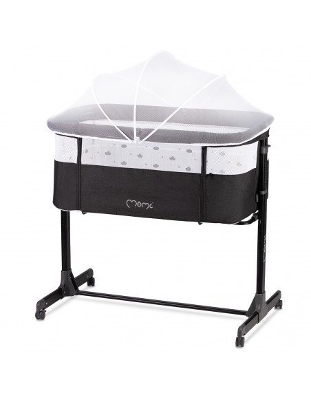 Postýlka MoMi REVO tmavě šedá