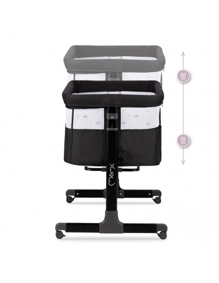 Postýlka MoMi REVO tmavě šedá