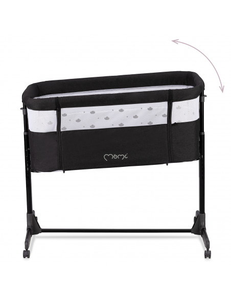 Postýlka MoMi REVO tmavě šedá