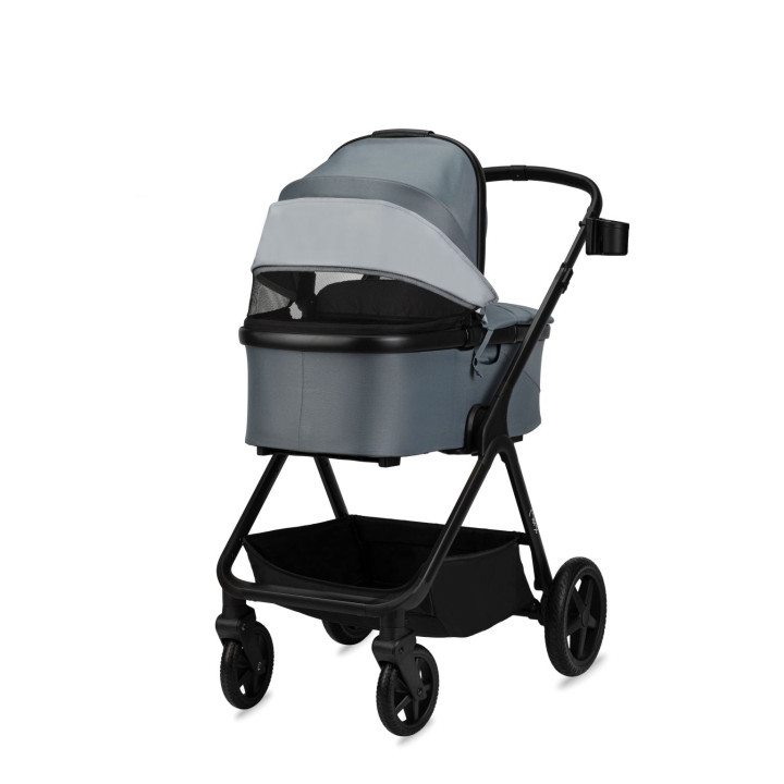 Kombinovaný kočárek 2v1 MoMi GISELLE šedý 2024