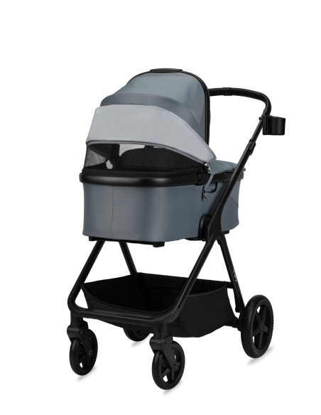 Kombinovaný kočárek 2v1 MoMi GISELLE šedý 2024