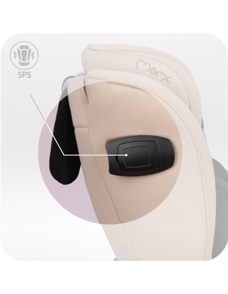 Autosedačka MoMi EMI I-SIZE béžová