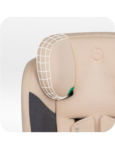 Autosedačka MoMi EMI I-SIZE béžová
