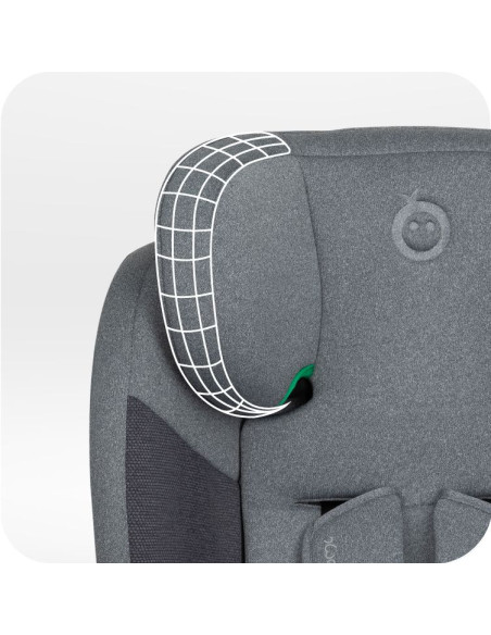 Autosedačka MoMi EMI I-SIZE šedá