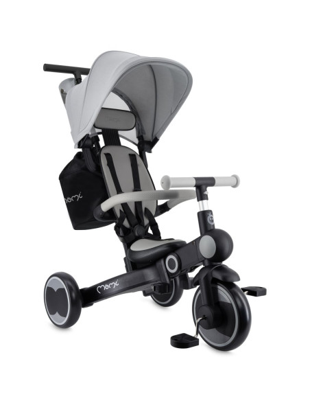Tříkolka MoMi SOLIVIA 4v1 šedá