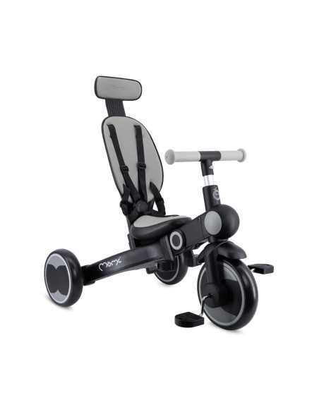 Tříkolka MoMi SOLIVIA 4v1 šedá