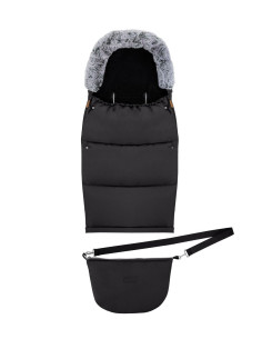 Zimní fusak MoMi SARDI 2v1 černý