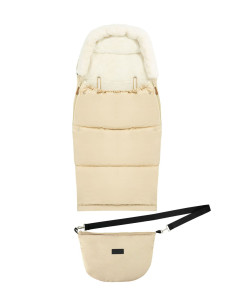 Zimní fusak MoMi SARDI 2v1 béžový