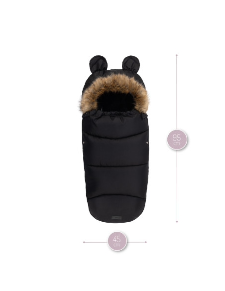 Zimní fusak MoMi COZY černý