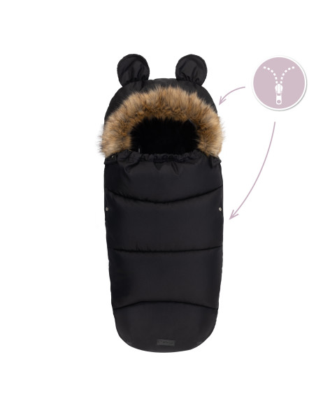 Zimní fusak MoMi COZY černý