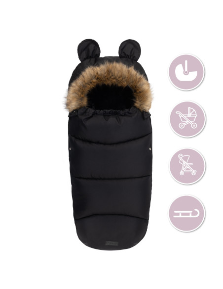 Zimní fusak MoMi COZY černý