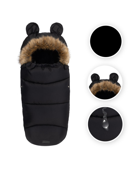 Zimní fusak MoMi COZY černý