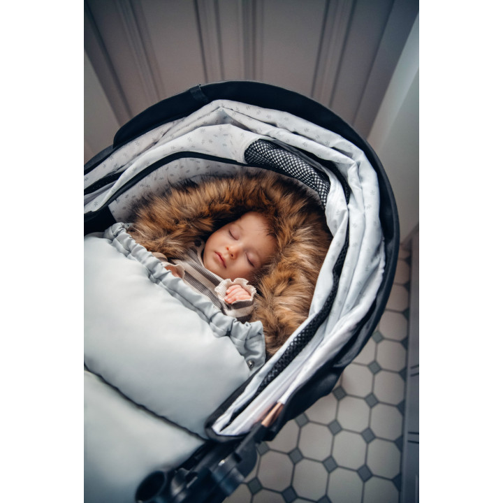 Zimní fusak MoMi COZY šedý