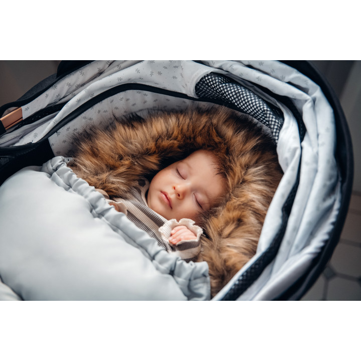 Zimní fusak MoMi COZY šedý