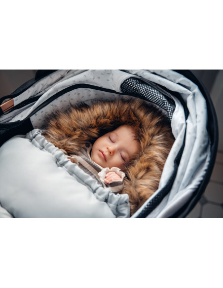 Zimní fusak MoMi COZY šedý