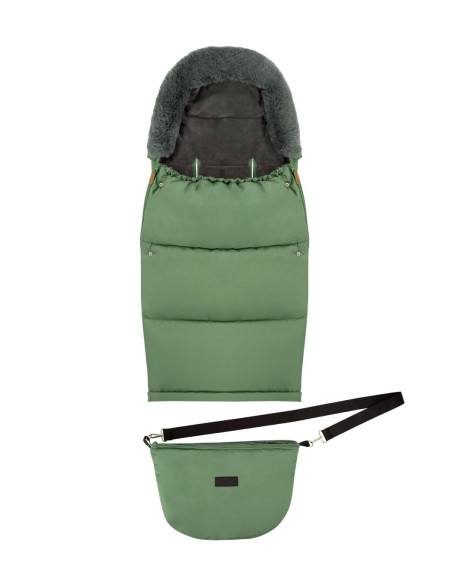 Zimní fusak MoMi SARDI 2v1 zelený