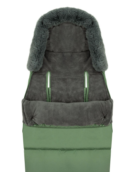 Zimní fusak MoMi SARDI 2v1 zelený