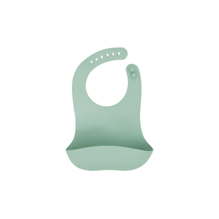 Dětský silikonový jídelní set MoMi AMI zelený