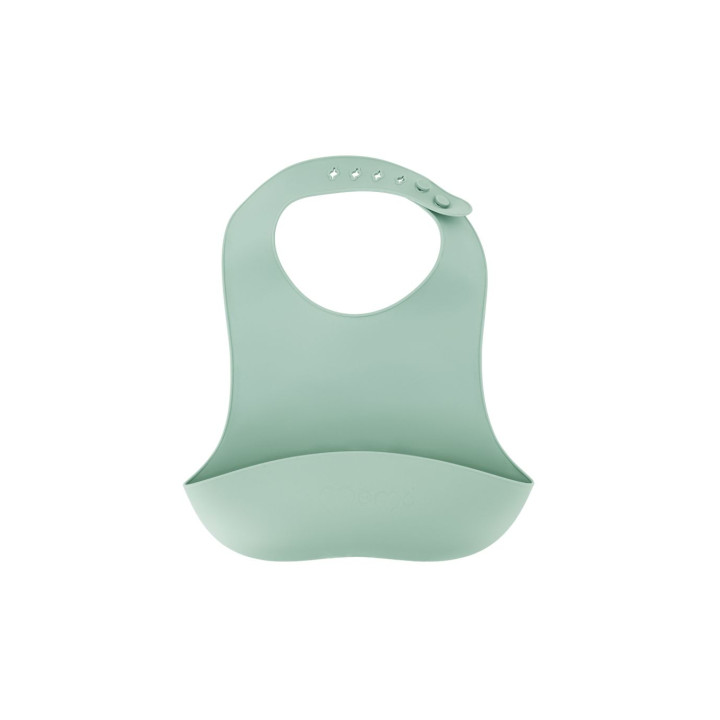 Dětský silikonový jídelní set MoMi AMI zelený