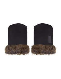 Rukavice ke kočárku MoMi SILDI černé 2