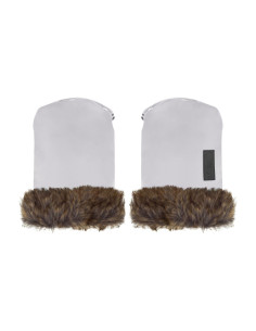 Rukavice ke kočárku MoMi SILDI šedé 2