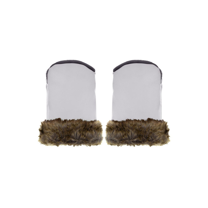 Rukavice ke kočárku MoMi SILDI šedé