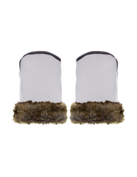 Rukavice ke kočárku MoMi SILDI šedé