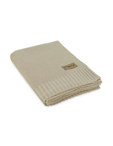 Dětská pletená deka MoMi HUG béžová