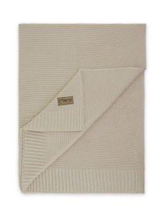 Dětská pletená deka MoMi HUG béžová 2