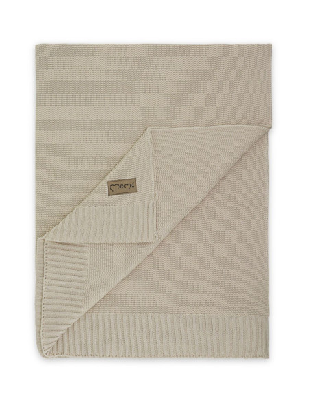 Dětská pletená deka MoMi HUG béžová