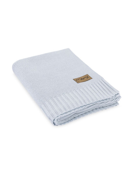 Dětská pletená deka MoMi HUG šedá