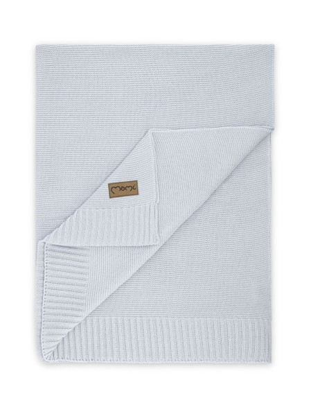 Dětská pletená deka MoMi HUG šedá