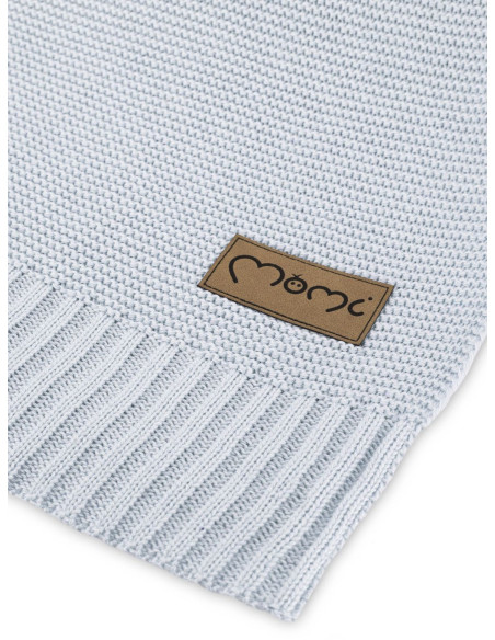 Dětská pletená deka MoMi HUG šedá