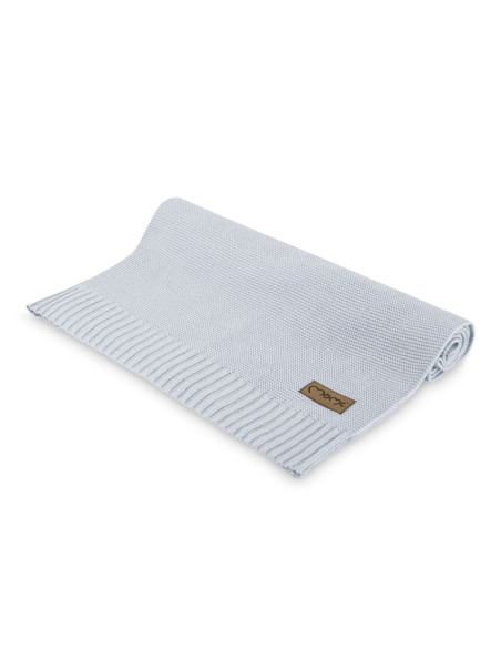 Dětská pletená deka MoMi HUG šedá