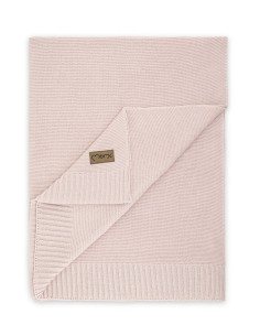 Dětská pletená deka MoMi HUG růžová 2