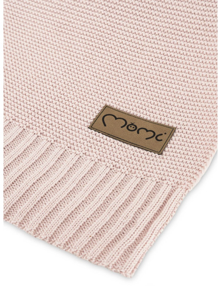 Dětská pletená deka MoMi HUG růžová