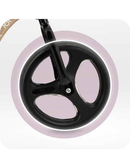 Odrážedlo s LED koly MoMi ISOKA béžové