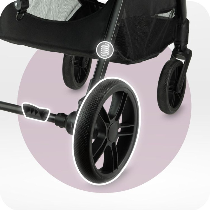 Sportovní kočárek MoMi CLARA vínový 2024