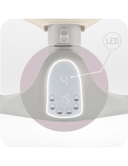 Elektrické houpátko MoMi KENANI béžové