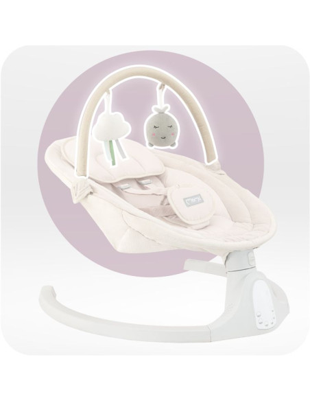 Elektrické houpátko MoMi KENANI béžové