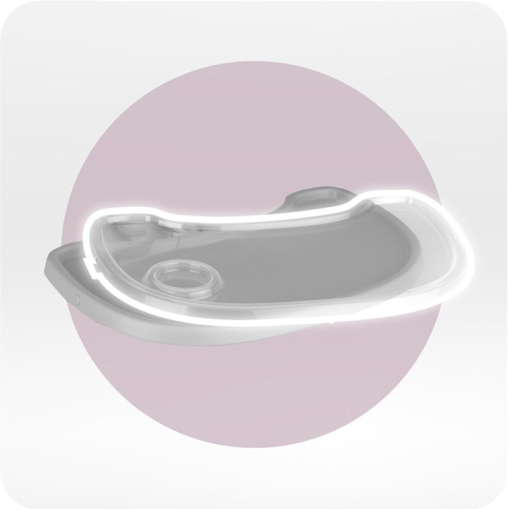 Jídelní židlička MoMi REKI černá