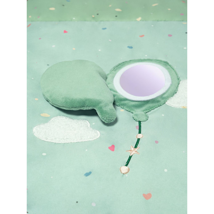 Hrací deka MoMi VOLPI patchwork