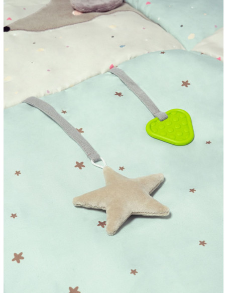 Hrací deka MoMi VOLPI patchwork