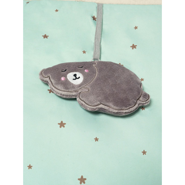 Hrací deka MoMi VOLPI patchwork