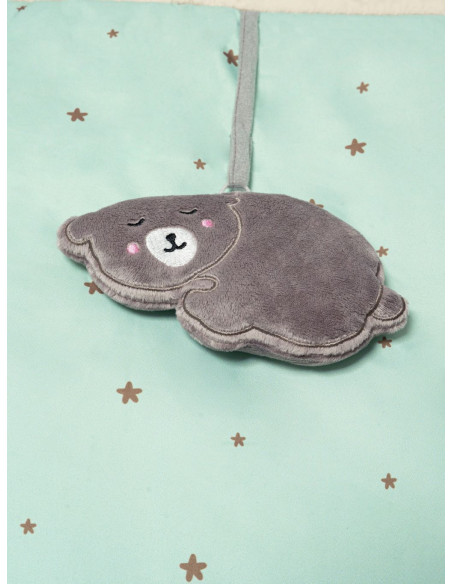 Hrací deka MoMi VOLPI patchwork