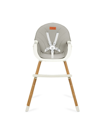 Jídelní židlička MoMi REKI šedá